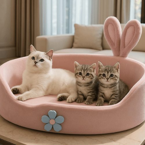 Panier Chat | Le CozyPawsâą - Le Sommeil du Chat