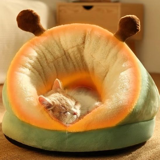 Chat Niche qui garde au chaud