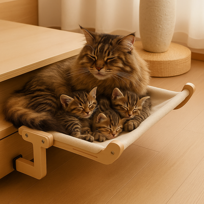 hamac chaton base de lit