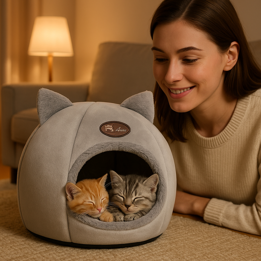 niche a chat chaleureuse