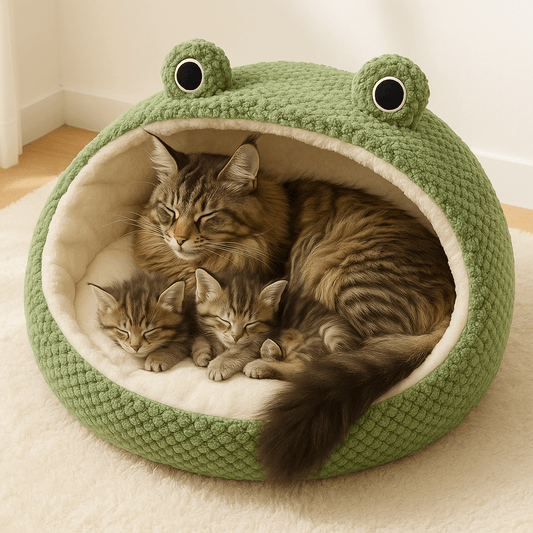 Niche Chat grenouilles