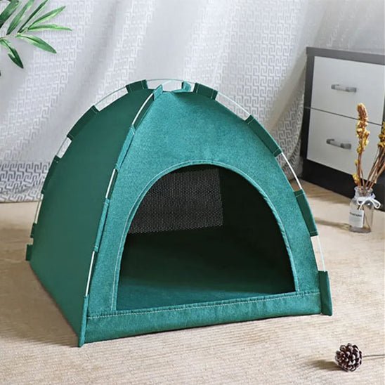 Niche pour Chat Extérieur turquoise