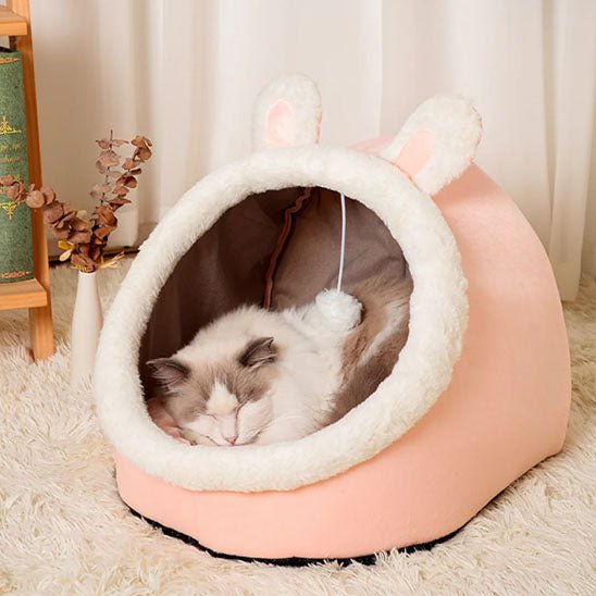 Niche pour Chat oreilles rose pale