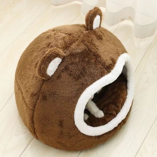 Niche pour Chat peluche