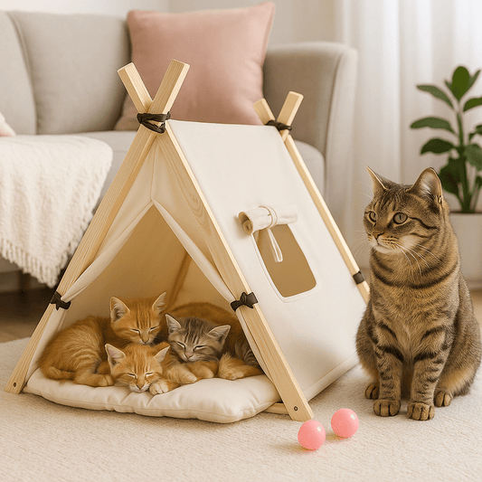 Niche pour Chaton famille