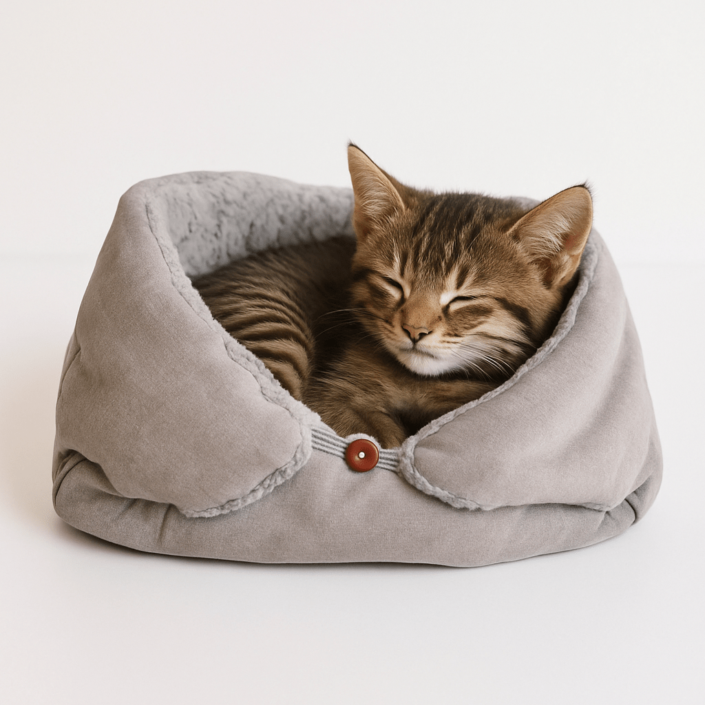 Panier pour Chat | Le Ronron Lodge™ - Le Sommeil du Chat