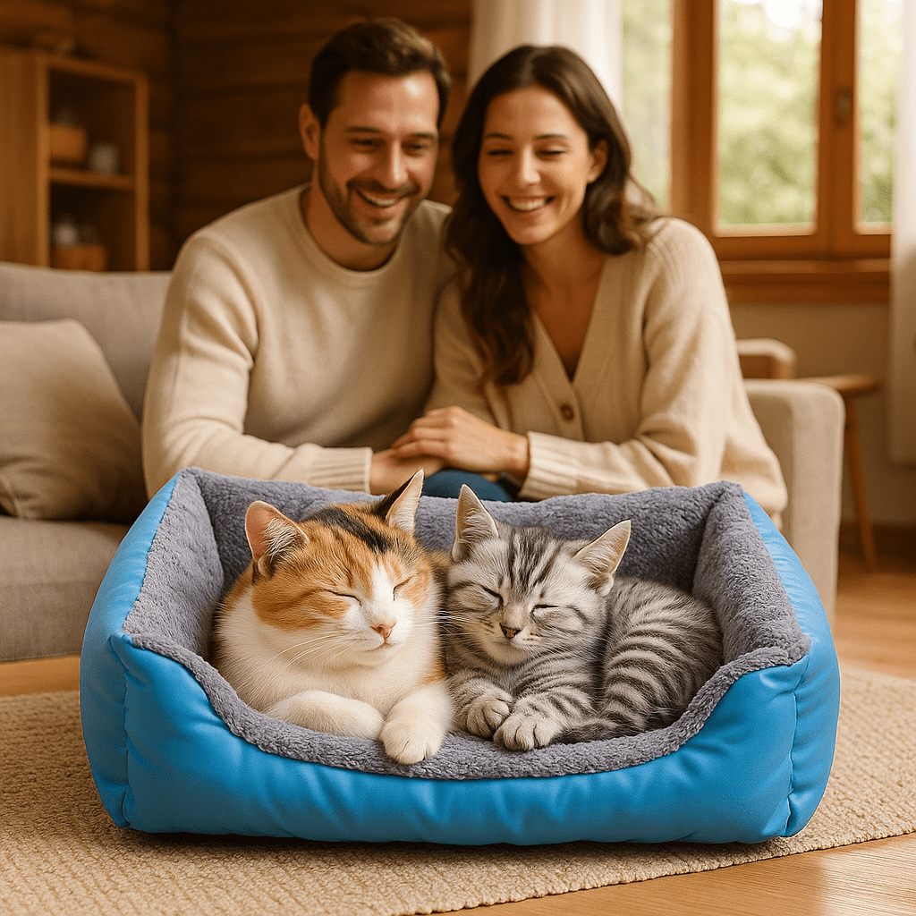 panier pour chat plusieurs chat